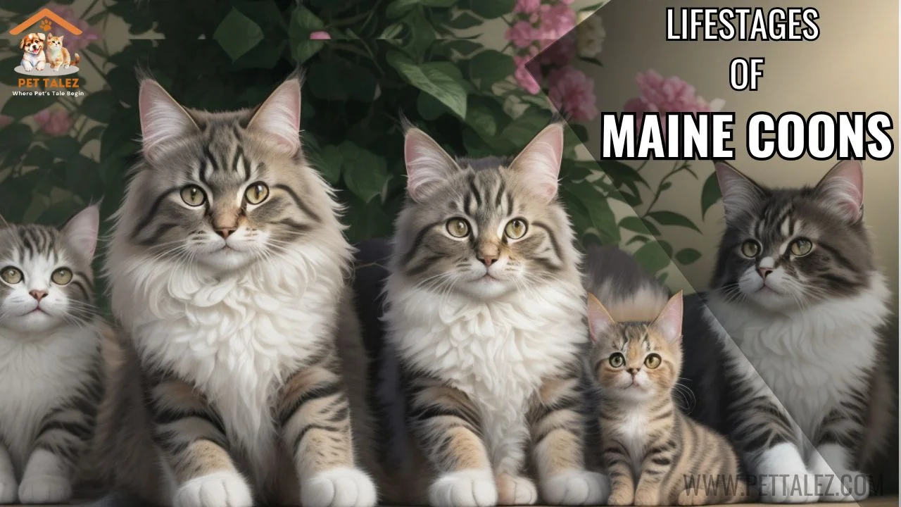 Life stages of Maine coons