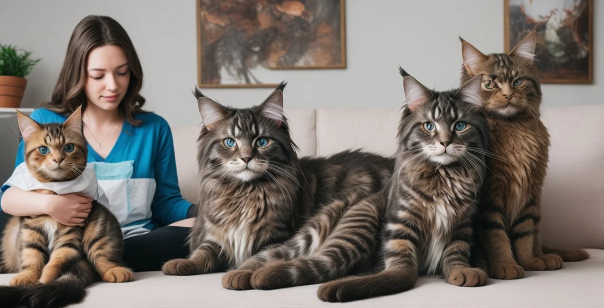 Tips for Living with Allergies and Maine Coon Cats