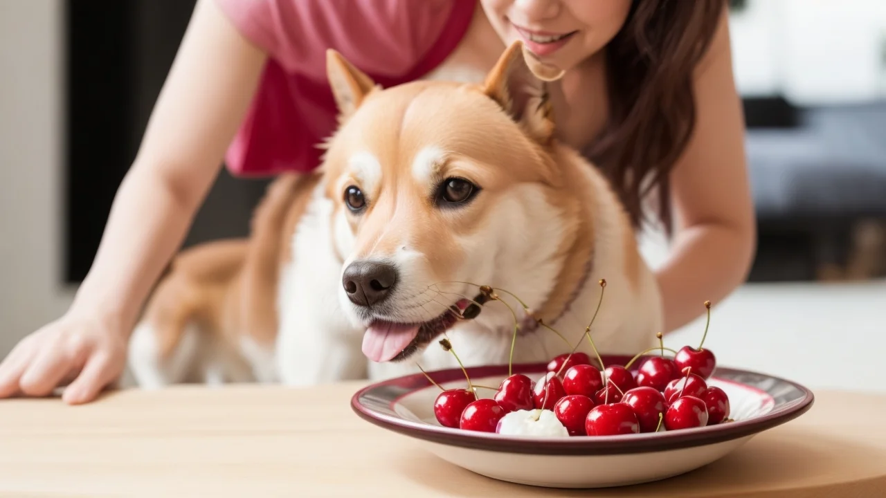 How to safely feed your dog Cherries